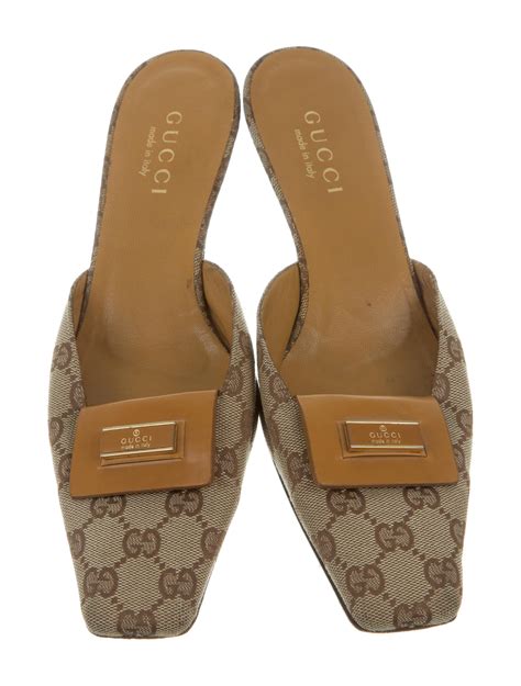 gucci shoes damen|gucci canvas mules.